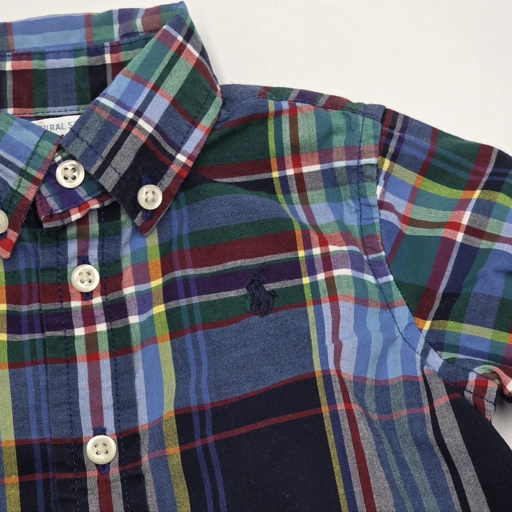Ralph Lauren baby boy button down shirt and tee size 12 months